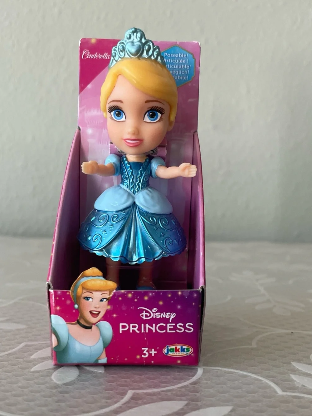 DISNEY 100 Yeas of Wonder Celebration Cinderella Blue and Silver Princess Doll